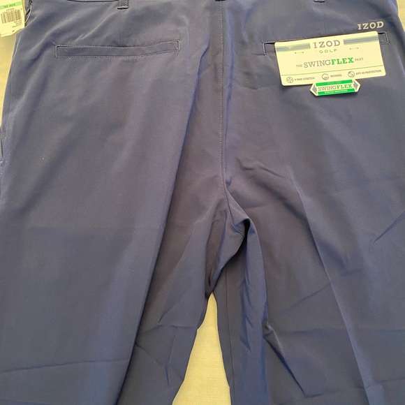 IZOD Straight Fit Swingflex Golf Pants NWT Peacoat SIZE: 34 X 30 - Picture 5 of 9